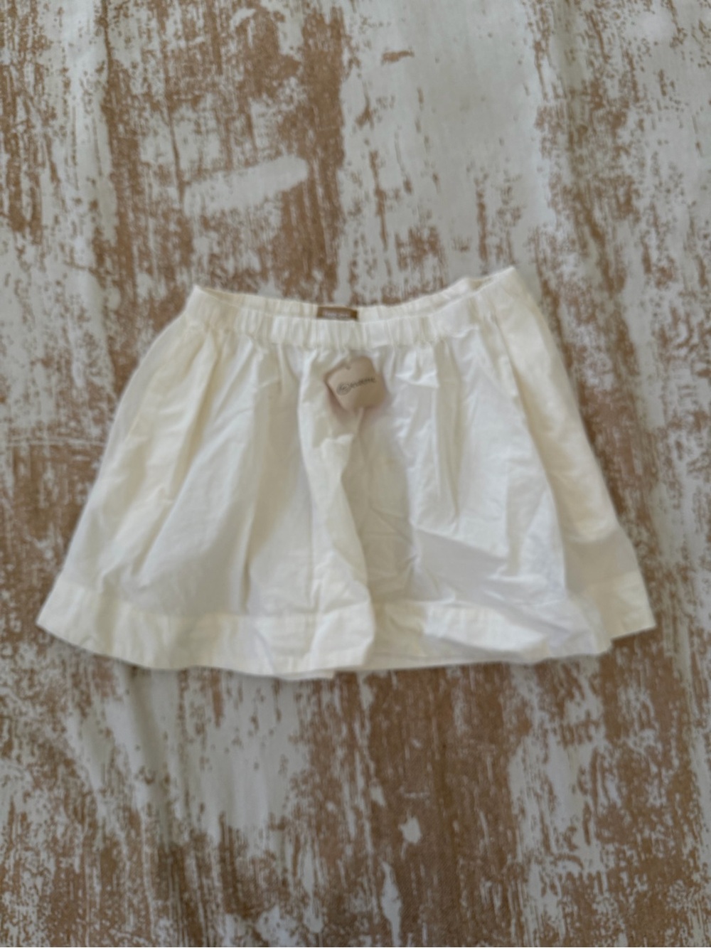 Free People White Circle Skirt